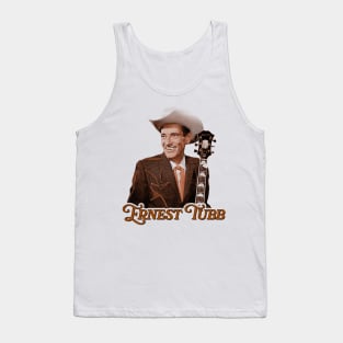 Ernest Tubb ))(( Sepia Classic Country Honky Tonk Tribute Tank Top